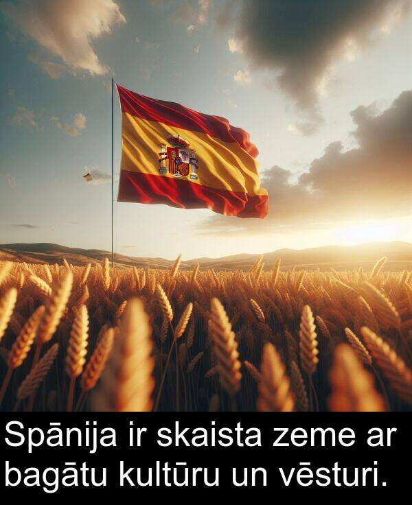 kultūru: Spānija ir skaista zeme ar bagātu kultūru un vēsturi.
