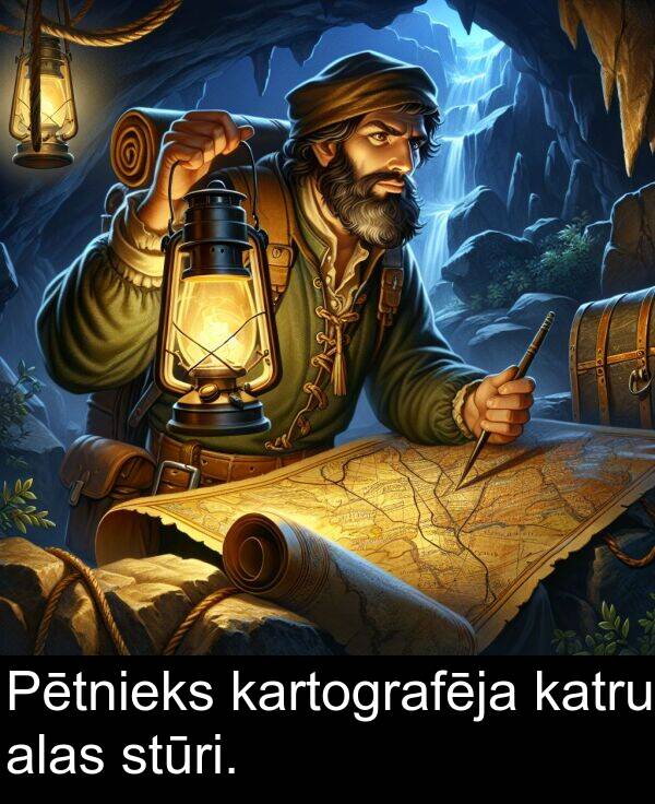 alas: Pētnieks kartografēja katru alas stūri.