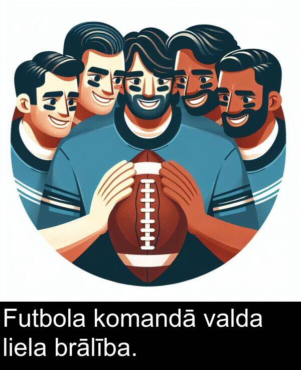komandā: Futbola komandā valda liela brālība.