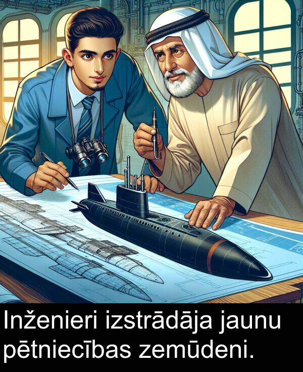 zemūdeni: Inženieri izstrādāja jaunu pētniecības zemūdeni.