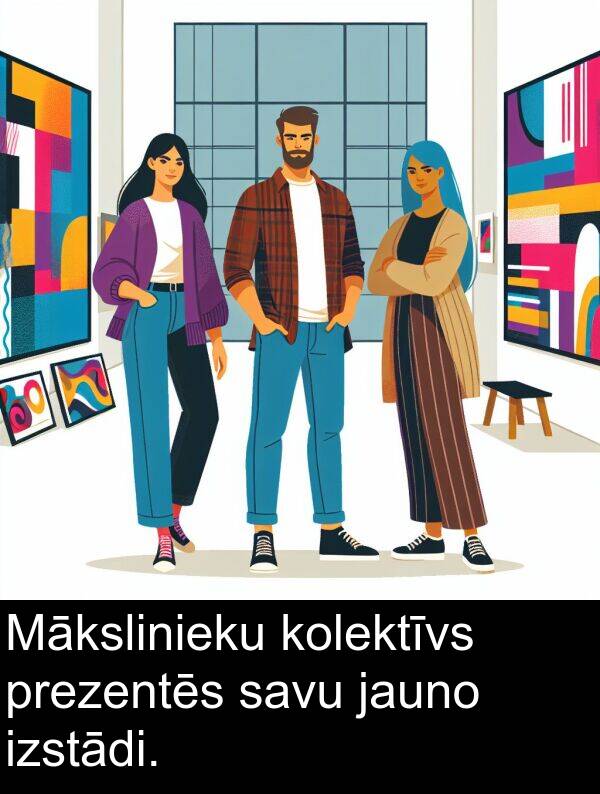 prezentēs: Mākslinieku kolektīvs prezentēs savu jauno izstādi.