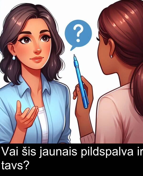 šis: Vai šis jaunais pildspalva ir tavs?