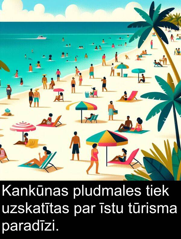 pludmales: Kankūnas pludmales tiek uzskatītas par īstu tūrisma paradīzi.