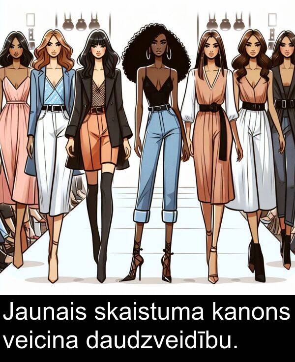 veicina: Jaunais skaistuma kanons veicina daudzveidību.