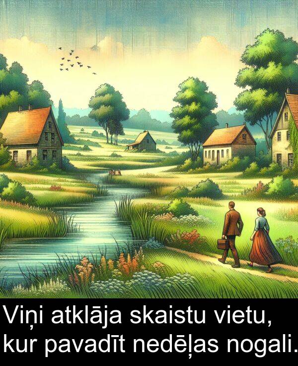 kur: Viņi atklāja skaistu vietu, kur pavadīt nedēļas nogali.