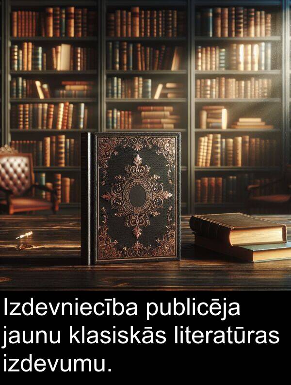 klasiskās: Izdevniecība publicēja jaunu klasiskās literatūras izdevumu.