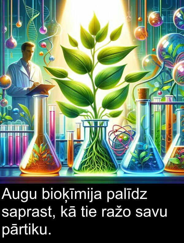 ražo: Augu bioķīmija palīdz saprast, kā tie ražo savu pārtiku.
