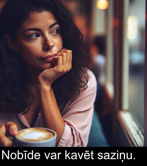 kavēt: Nobīde var kavēt saziņu.