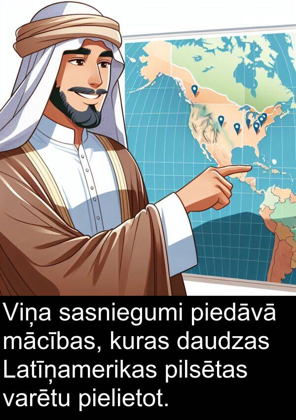 kuras: Viņa sasniegumi piedāvā mācības, kuras daudzas Latīņamerikas pilsētas varētu pielietot.