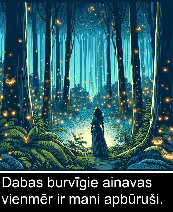 ainavas: Dabas burvīgie ainavas vienmēr ir mani apbūruši.