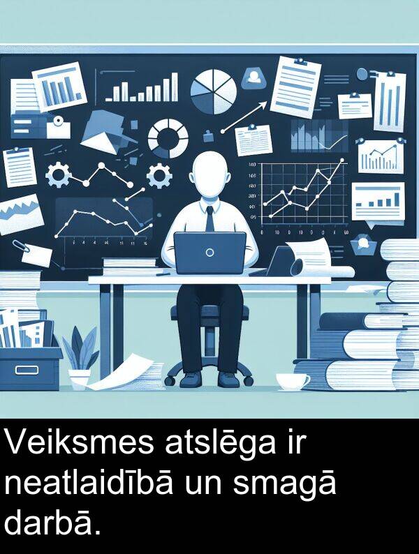 smagā: Veiksmes atslēga ir neatlaidībā un smagā darbā.