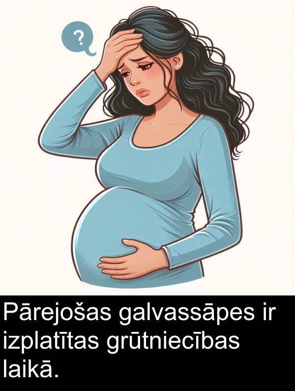 grūtniecības: Pārejošas galvassāpes ir izplatītas grūtniecības laikā.