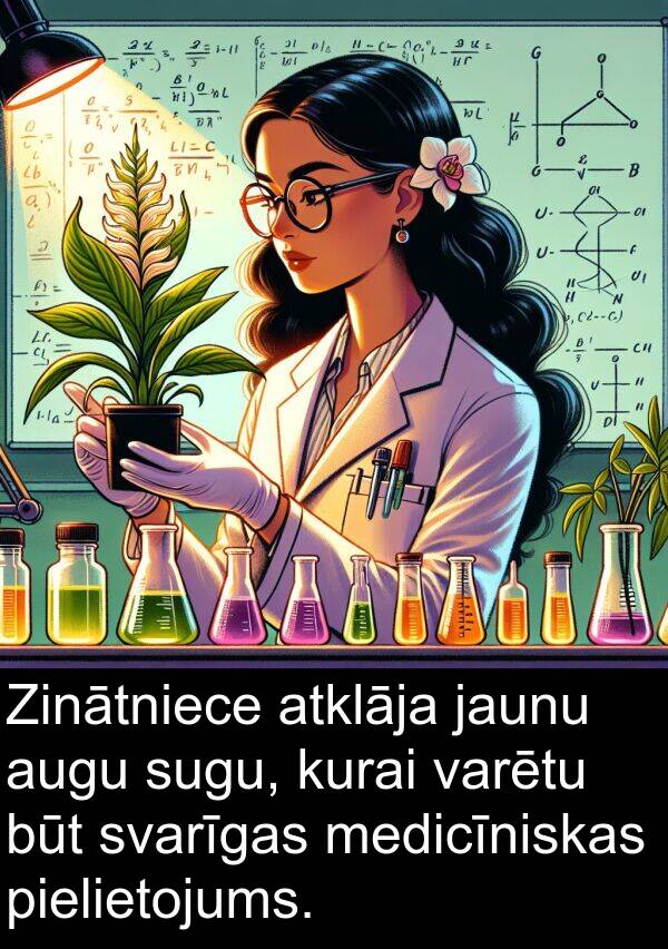 kurai: Zinātniece atklāja jaunu augu sugu, kurai varētu būt svarīgas medicīniskas pielietojums.