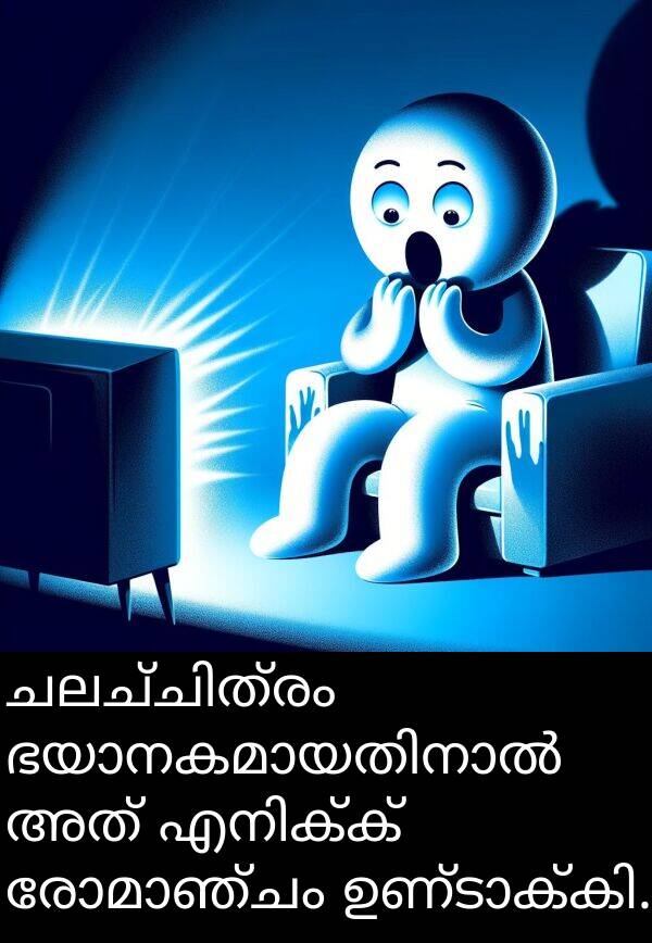 അത്: ചലച്ചിത്രം ഭയാനകമായതിനാൽ അത് എനിക്ക് രോമാഞ്ചം ഉണ്ടാക്കി.