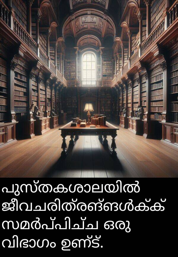ഉണ്ട്: പുസ്തകശാലയിൽ ജീവചരിത്രങ്ങൾക്ക് സമർപ്പിച്ച ഒരു വിഭാഗം ഉണ്ട്.