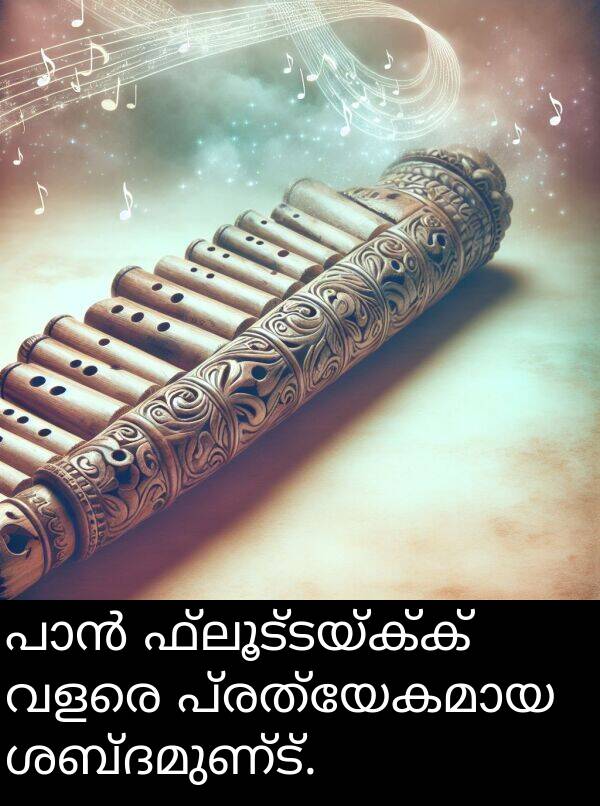 ഫ്ലൂട്ടയ്ക്ക്: പാൻ ഫ്ലൂട്ടയ്ക്ക് വളരെ പ്രത്യേകമായ ശബ്ദമുണ്ട്.