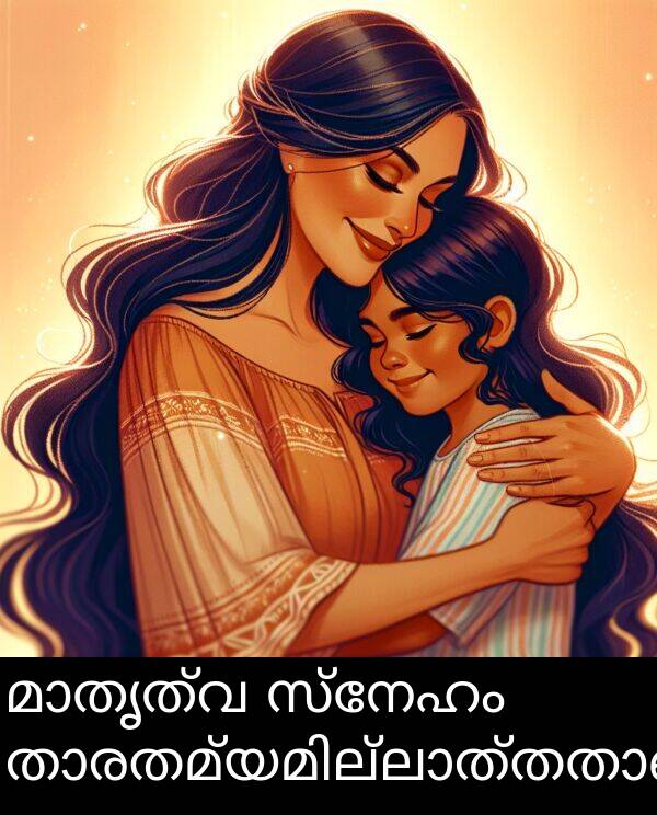 സ്നേഹം: മാതൃത്വ സ്നേഹം താരതമ്യമില്ലാത്തതാണ്.