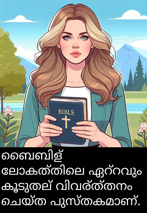 ചെയ്ത: ബൈബിള്‍ ലോകത്തിലെ ഏറ്റവും കൂടുതല്‍ വിവര്‍ത്തനം ചെയ്ത പുസ്തകമാണ്.