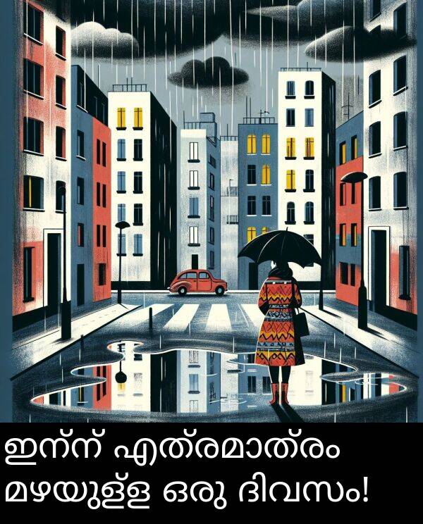 ഒരു: ഇന്ന് എത്രമാത്രം മഴയുള്ള ഒരു ദിവസം!