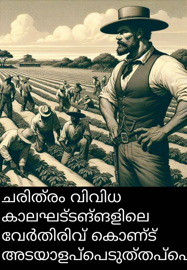 കൊണ്ട്: ചരിത്രം വിവിധ കാലഘട്ടങ്ങളിലെ വേർതിരിവ് കൊണ്ട് അടയാളപ്പെടുത്തപ്പെട്ടിരിക്കുന്നു.