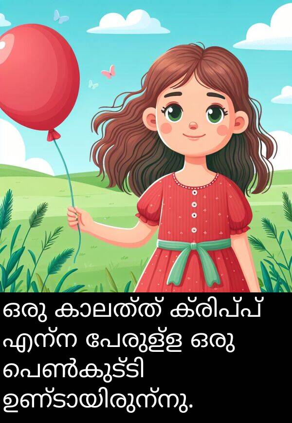 പേരുള്ള: ഒരു കാലത്ത് ക്രിപ്പ് എന്ന പേരുള്ള ഒരു പെൺകുട്ടി ഉണ്ടായിരുന്നു.