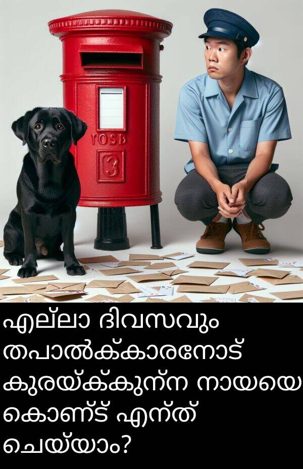 കുരയ്ക്കുന്ന: എല്ലാ ദിവസവും തപാൽക്കാരനോട് കുരയ്ക്കുന്ന നായയെ കൊണ്ട് എന്ത് ചെയ്യാം?