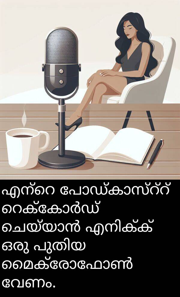 വേണം: എന്റെ പോഡ്കാസ്റ്റ് റെക്കോർഡ് ചെയ്യാൻ എനിക്ക് ഒരു പുതിയ മൈക്രോഫോൺ വേണം.