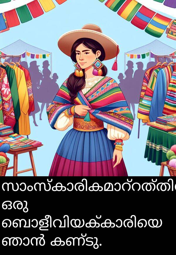 കണ്ടു: സാംസ്‌കാരികമാറ്റത്തിൽ ഒരു ബൊളീവിയക്കാരിയെ ഞാൻ കണ്ടു.
