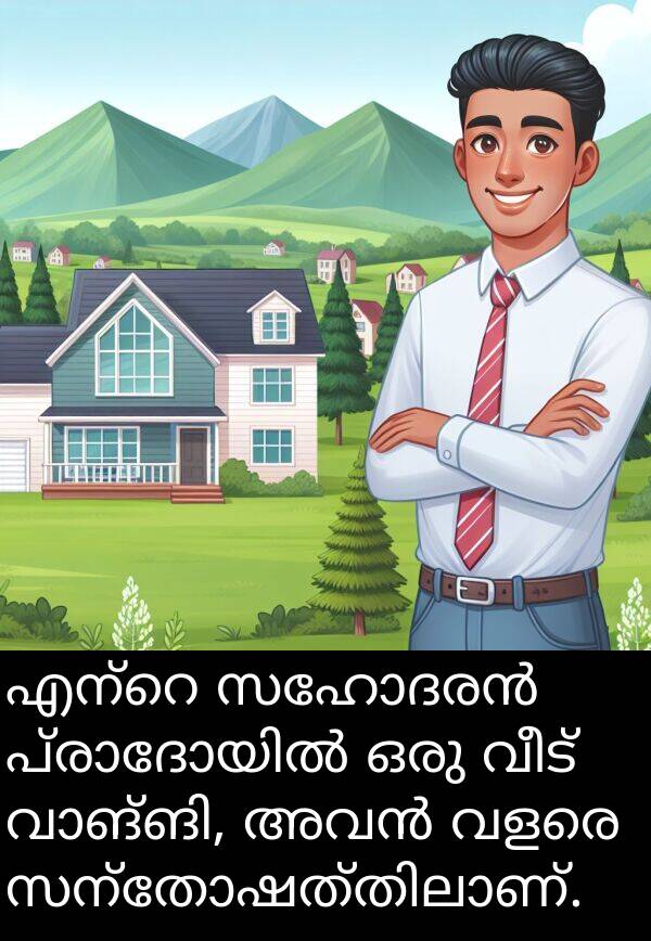 വീട്: എന്റെ സഹോദരൻ പ്രാദോയിൽ ഒരു വീട് വാങ്ങി, അവൻ വളരെ സന്തോഷത്തിലാണ്.