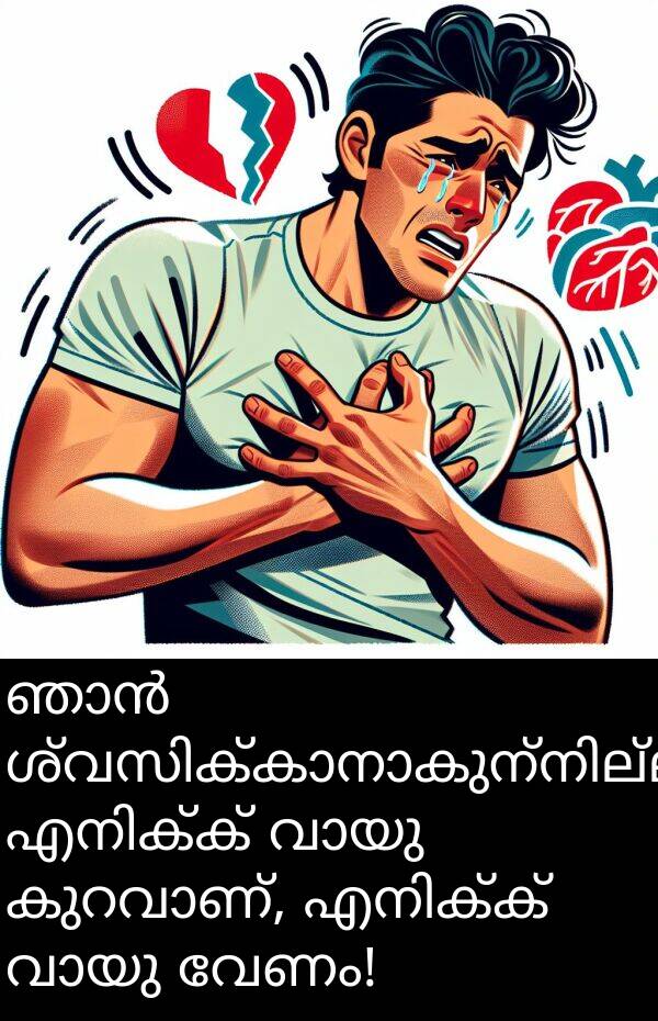 വേണം: ഞാൻ ശ്വസിക്കാനാകുന്നില്ല, എനിക്ക് വായു കുറവാണ്, എനിക്ക് വായു വേണം!