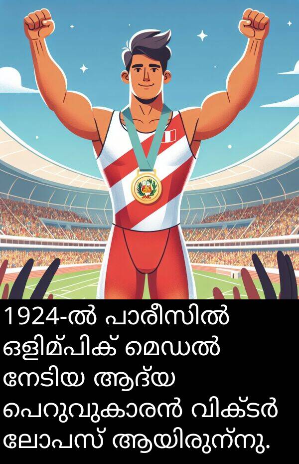 ലോപസ്: 1924-ൽ പാരീസിൽ ഒളിമ്പിക് മെഡൽ നേടിയ ആദ്യ പെറുവുകാരൻ വിക്ടർ ലോപസ് ആയിരുന്നു.