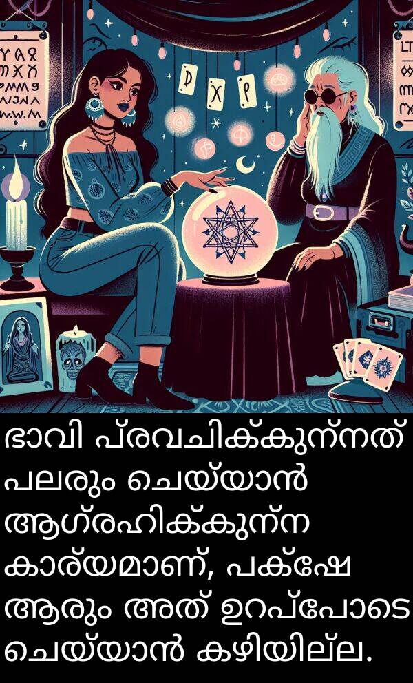 ആരും: ഭാവി പ്രവചിക്കുന്നത് പലരും ചെയ്യാൻ ആഗ്രഹിക്കുന്ന കാര്യമാണ്, പക്ഷേ ആരും അത് ഉറപ്പോടെ ചെയ്യാൻ കഴിയില്ല.