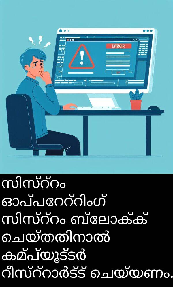 ചെയ്യണം: സിസ്റ്റം ഓപ്പറേറ്റിംഗ് സിസ്റ്റം ബ്ലോക്ക് ചെയ്തതിനാൽ കമ്പ്യൂട്ടർ റീസ്റ്റാർട്ട് ചെയ്യണം.