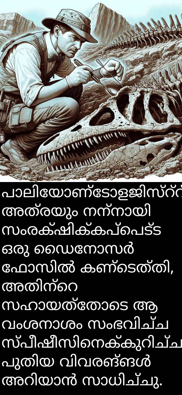 അത്രയും: പാലിയോണ്ടോളജിസ്റ്റ് അത്രയും നന്നായി സംരക്ഷിക്കപ്പെട്ട ഒരു ഡൈനോസർ ഫോസിൽ കണ്ടെത്തി, അതിന്റെ സഹായത്തോടെ ആ വംശനാശം സംഭവിച്ച സ്പീഷീസിനെക്കുറിച്ചുള്ള പുതിയ വിവരങ്ങൾ അറിയാൻ സാധിച്ചു.