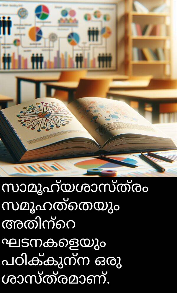ഘടനകളെയും: സാമൂഹ്യശാസ്ത്രം സമൂഹത്തെയും അതിന്റെ ഘടനകളെയും പഠിക്കുന്ന ഒരു ശാസ്ത്രമാണ്.