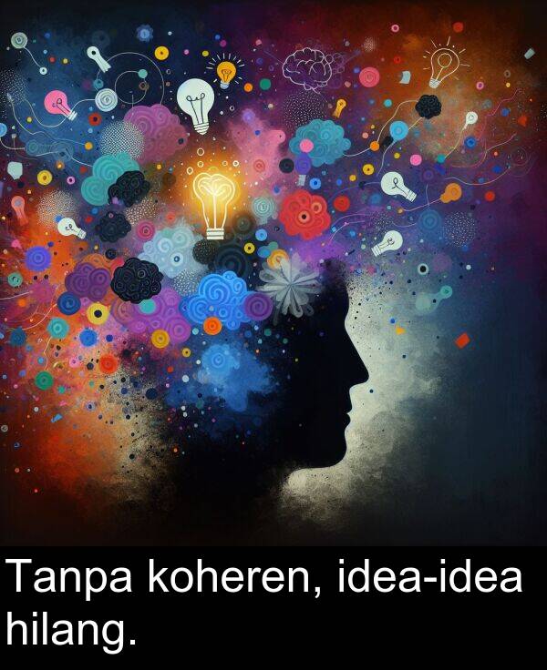koheren: Tanpa koheren, idea-idea hilang.