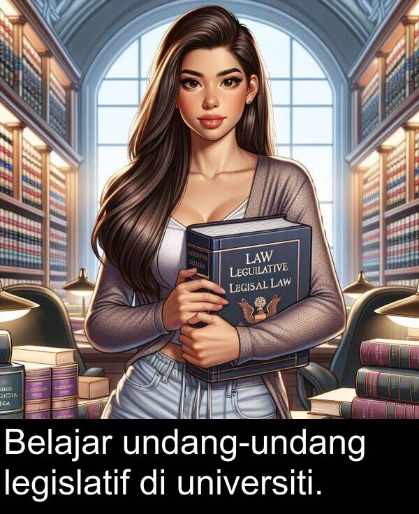 legislatif: Belajar undang-undang legislatif di universiti.