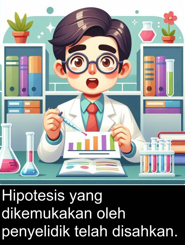 telah: Hipotesis yang dikemukakan oleh penyelidik telah disahkan.