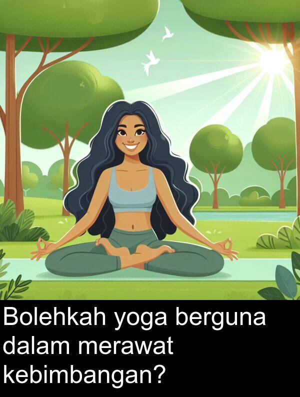 merawat: Bolehkah yoga berguna dalam merawat kebimbangan?