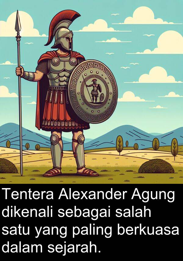 sebagai: Tentera Alexander Agung dikenali sebagai salah satu yang paling berkuasa dalam sejarah.
