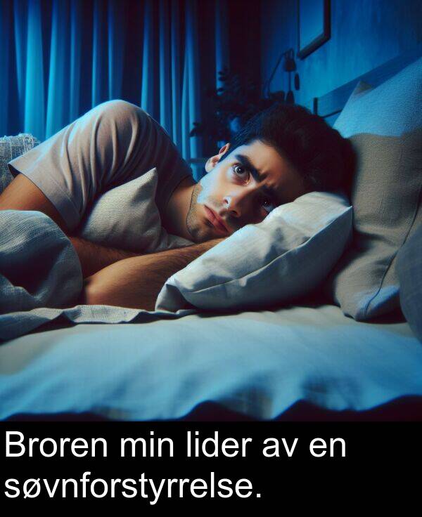 min: Broren min lider av en søvnforstyrrelse.