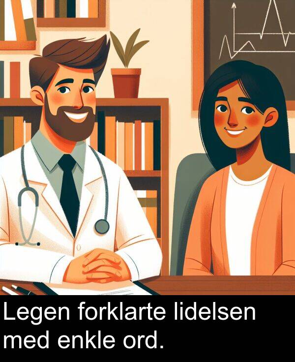 ord: Legen forklarte lidelsen med enkle ord.