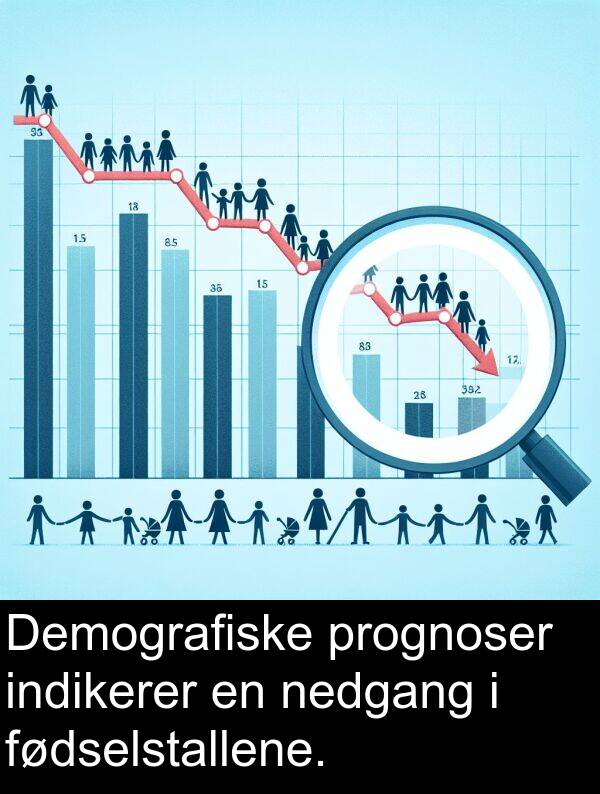 nedgang: Demografiske prognoser indikerer en nedgang i fødselstallene.