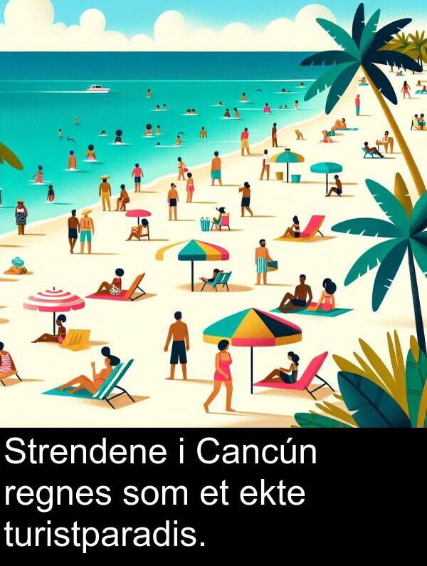 regnes: Strendene i Cancún regnes som et ekte turistparadis.