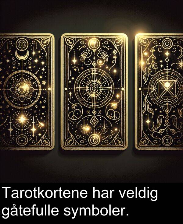 veldig: Tarotkortene har veldig gåtefulle symboler.