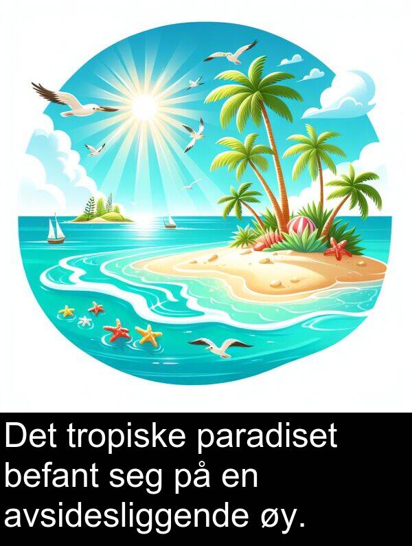 paradiset: Det tropiske paradiset befant seg på en avsidesliggende øy.
