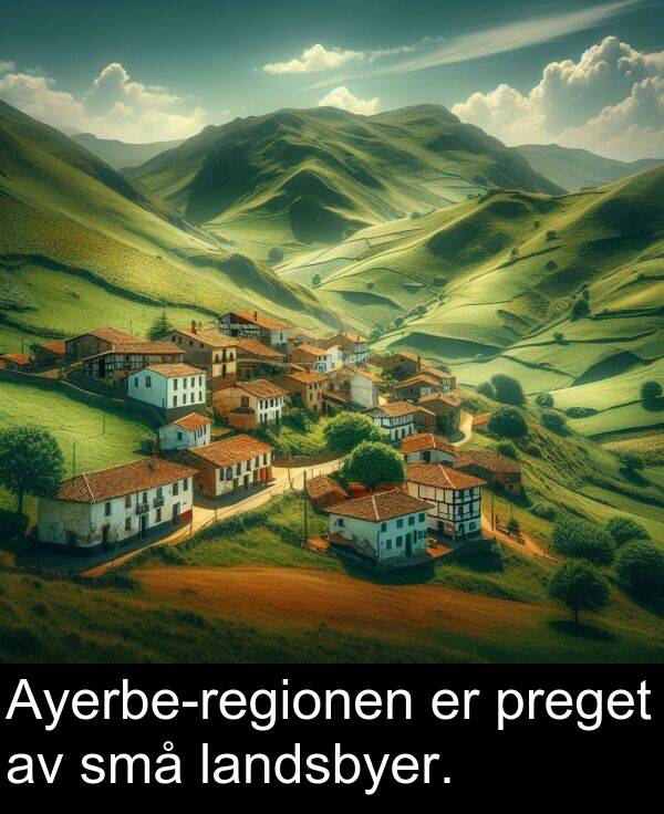 små: Ayerbe-regionen er preget av små landsbyer.