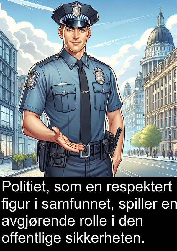 offentlige: Politiet, som en respektert figur i samfunnet, spiller en avgjørende rolle i den offentlige sikkerheten.
