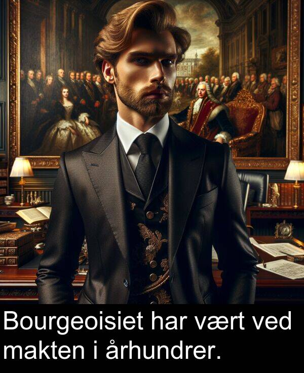makten: Bourgeoisiet har vært ved makten i århundrer.