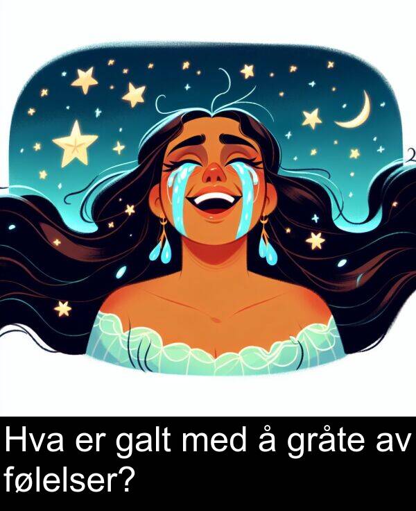 med: Hva er galt med å gråte av følelser?